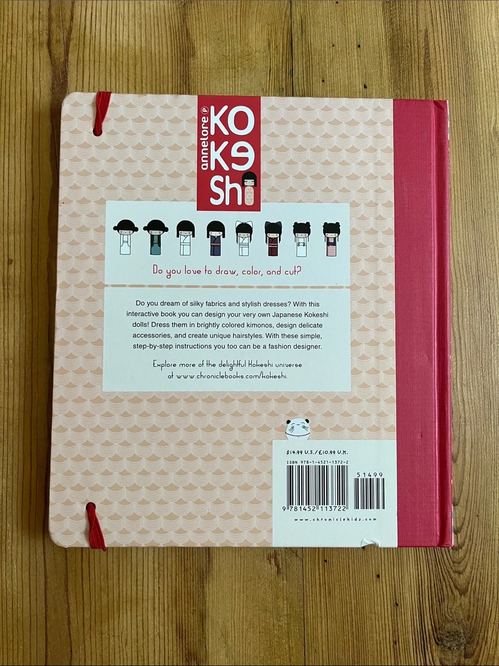 Kokeshi Style: Design Your Own Kokeshi Fashions By Annelore Parot HC Book